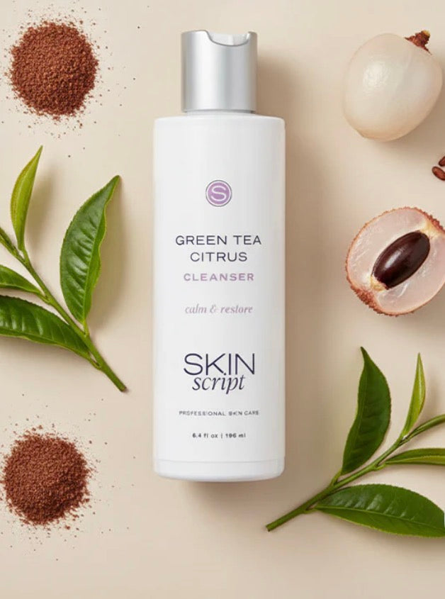 Skin Script Green Tea Citrus Cleanser 2FL OZ