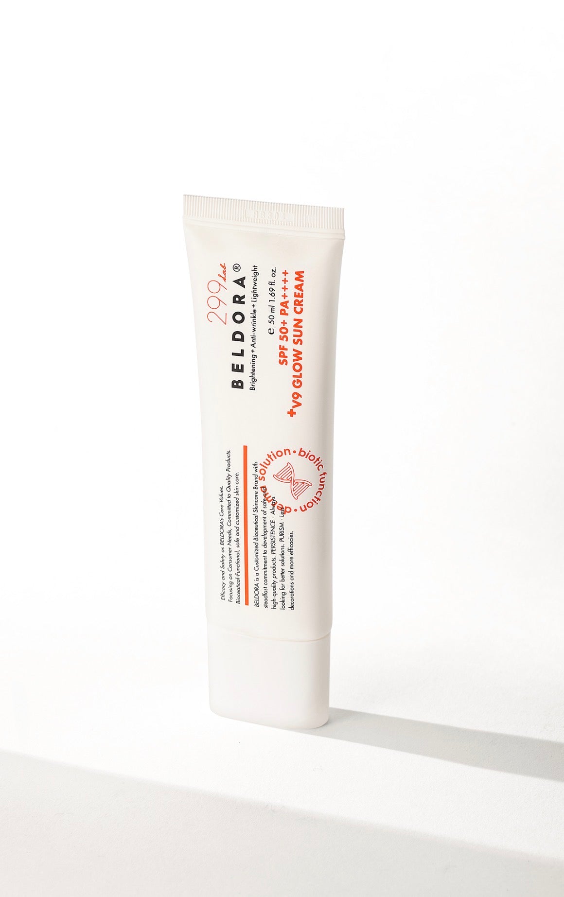 Beldora +V9 Glow Sun Cream (50g) Brightening + Anti-wrinkle
